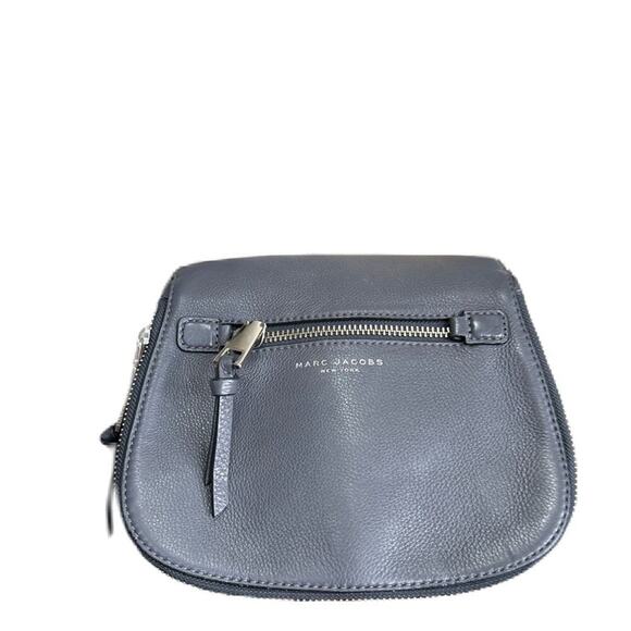 ★‎ EUC Marc Jacobs Recruit Nomad Saddle Gray Crossbody Bag - Picture 3 of 13